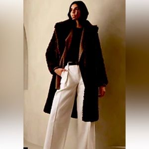 Banana Republic-Serres Sherpa Car Coat.  Brand new with tags. Brown size small.